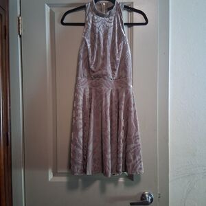 City Studio Pink Patterned Dress